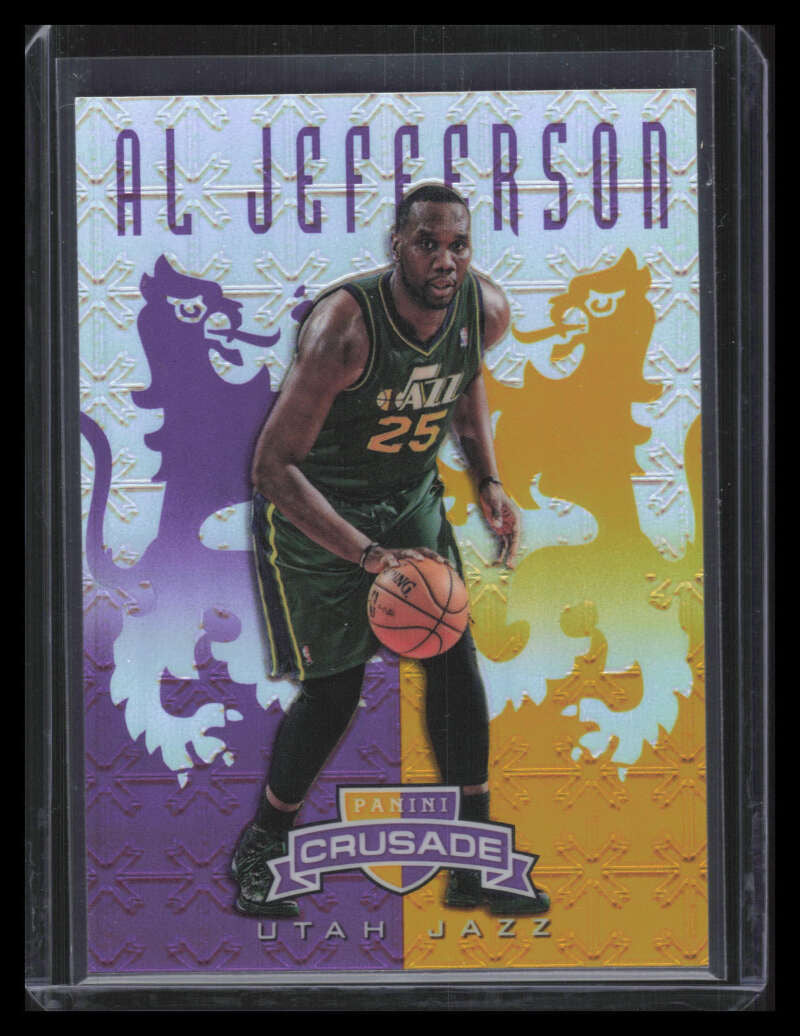 2012-13 Panini Crusade Insert Purple 276 Al Jefferson 41/49