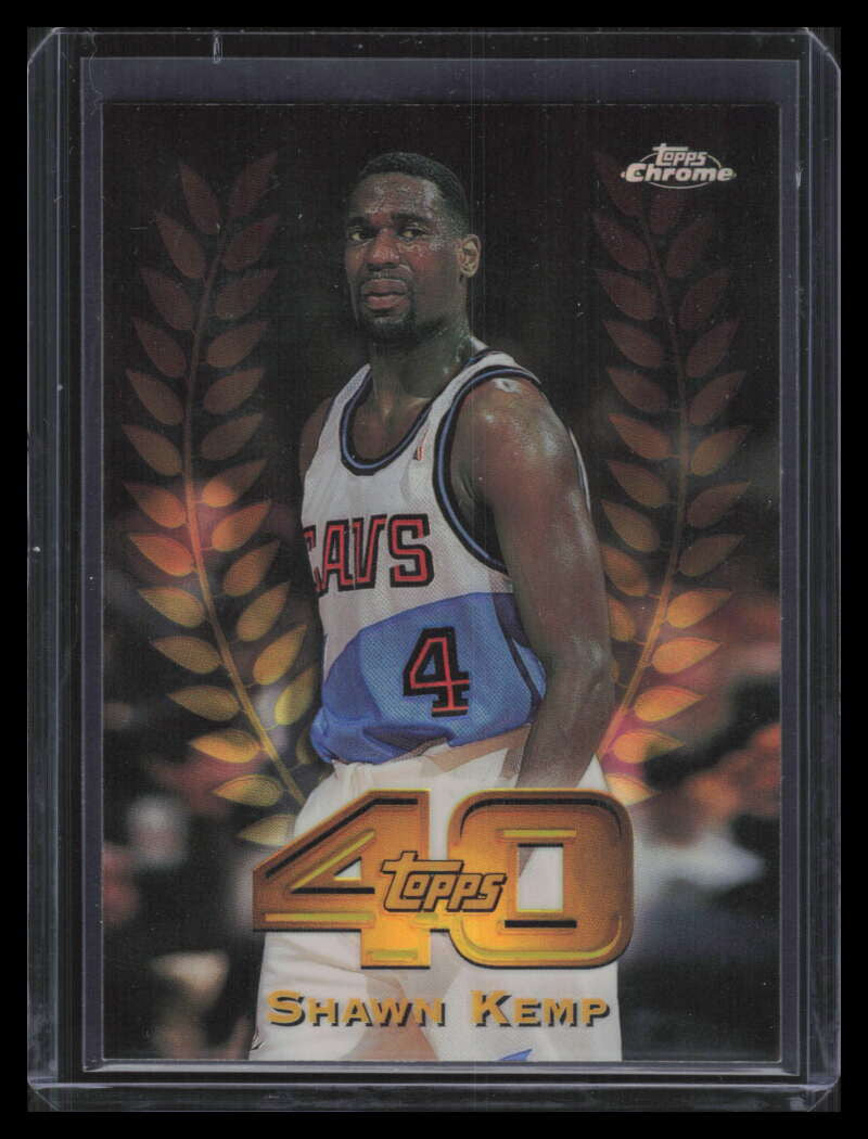 SOLD 163804 1997-98 Topps Chrome Topps 40 Refractor t33 Shawn Kemp