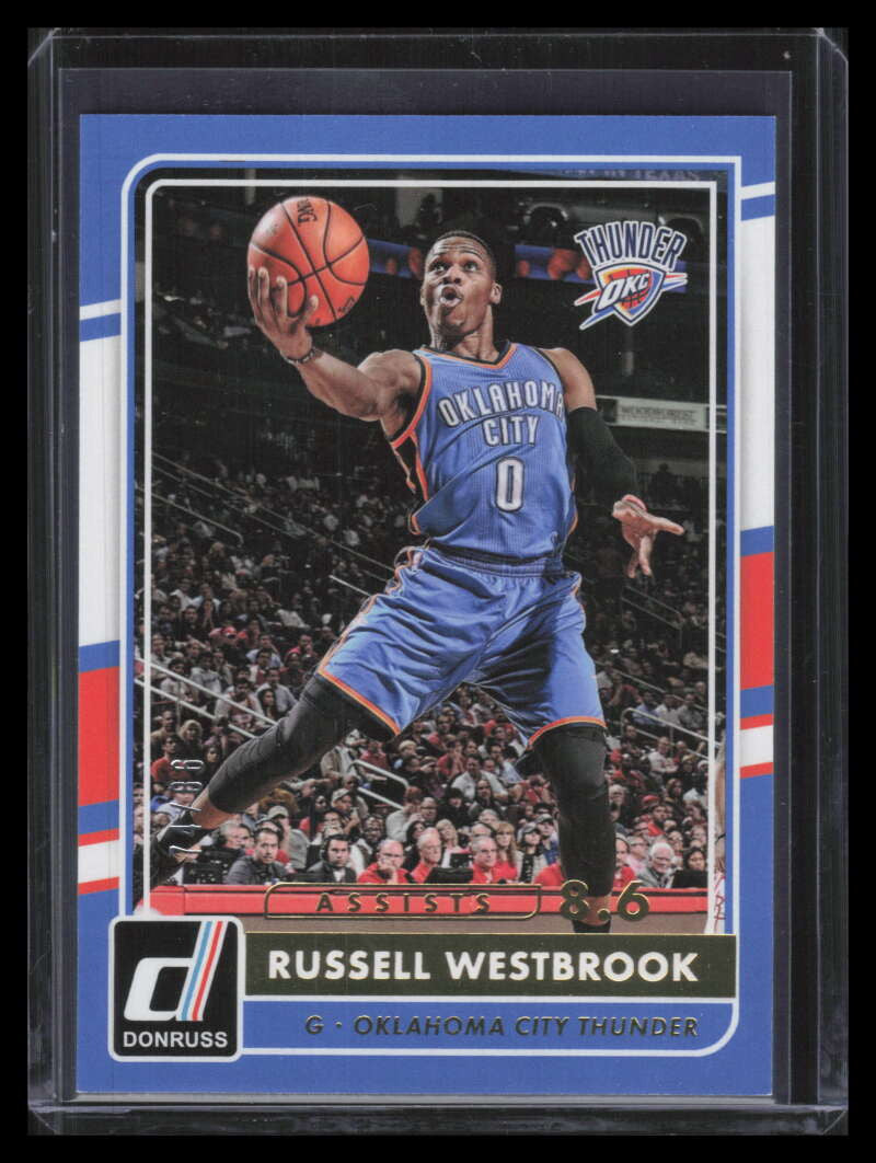 2015-16 Donruss Assists 31 Russell Westbrook 74/86