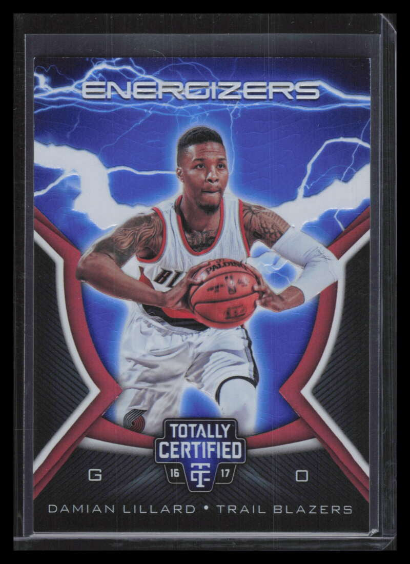 2016-17 Totally Certified Energizers Blue 6 Damian Lillard 8/99