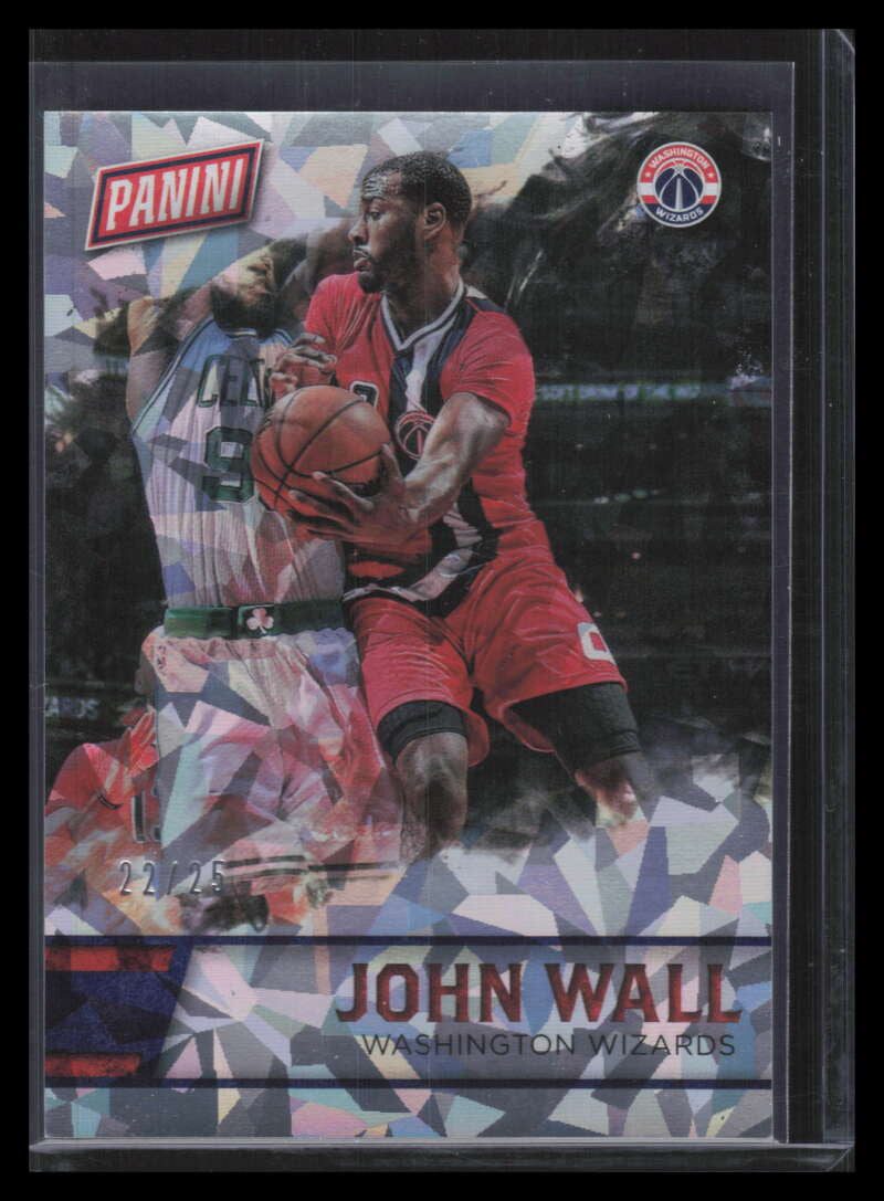 SOLD 163850 2016 Panini Father's Day Cracked Ice 16 John Wall 22/25