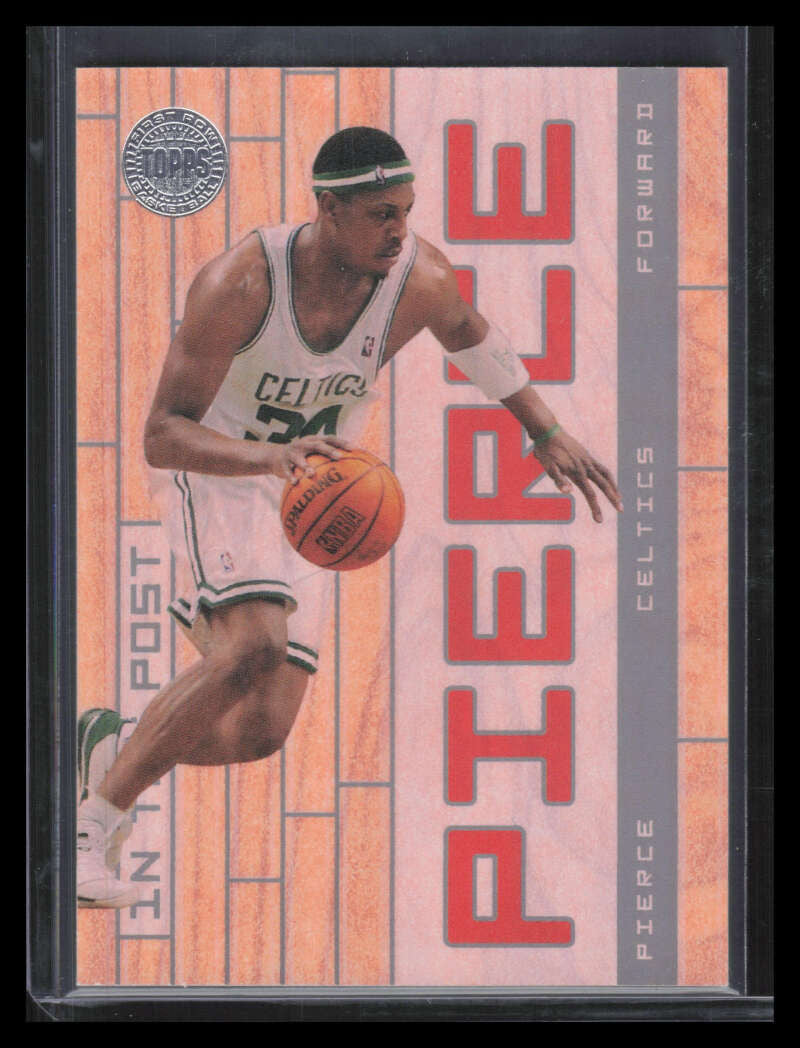 2005-06 Topps First Row In The Post 99 39 Paul Pierce 84/99