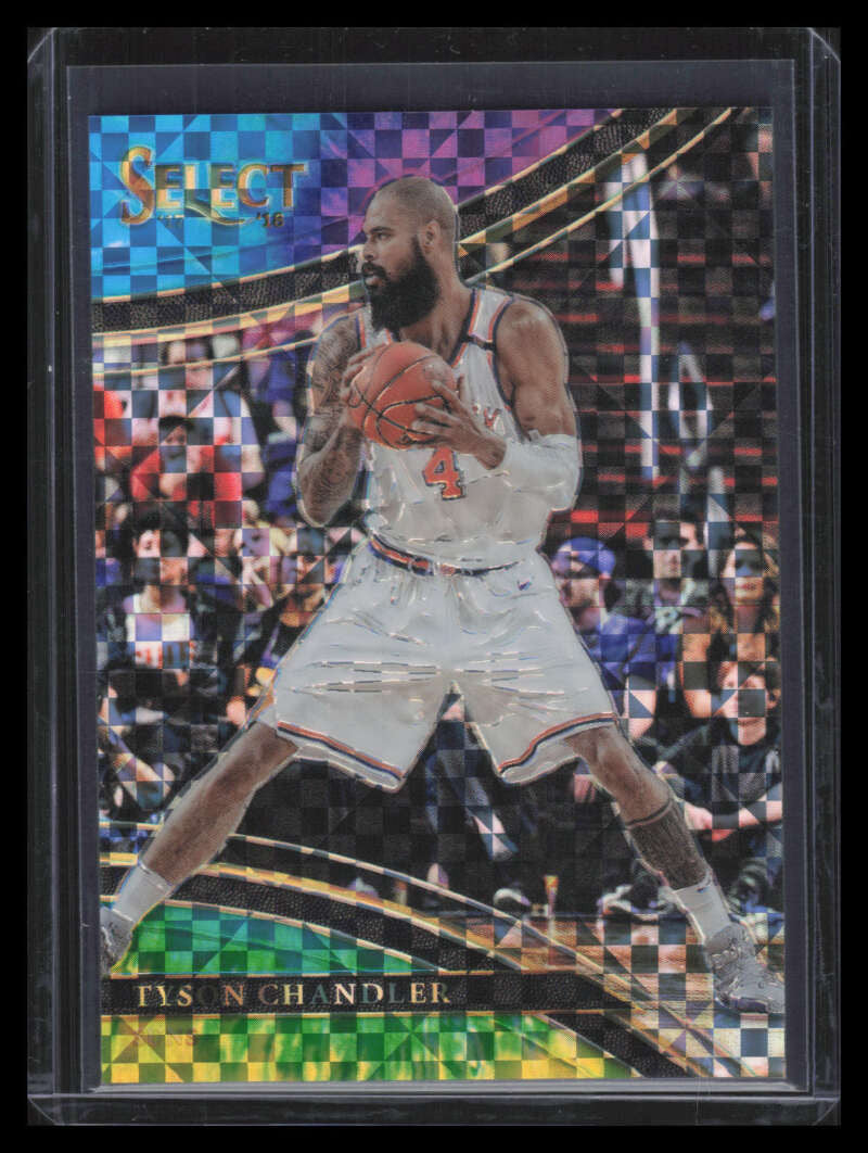 SOLD 163870 2017-18 Select Prizms Tie Dye Refractor 264 Tyson Chandler 14/25