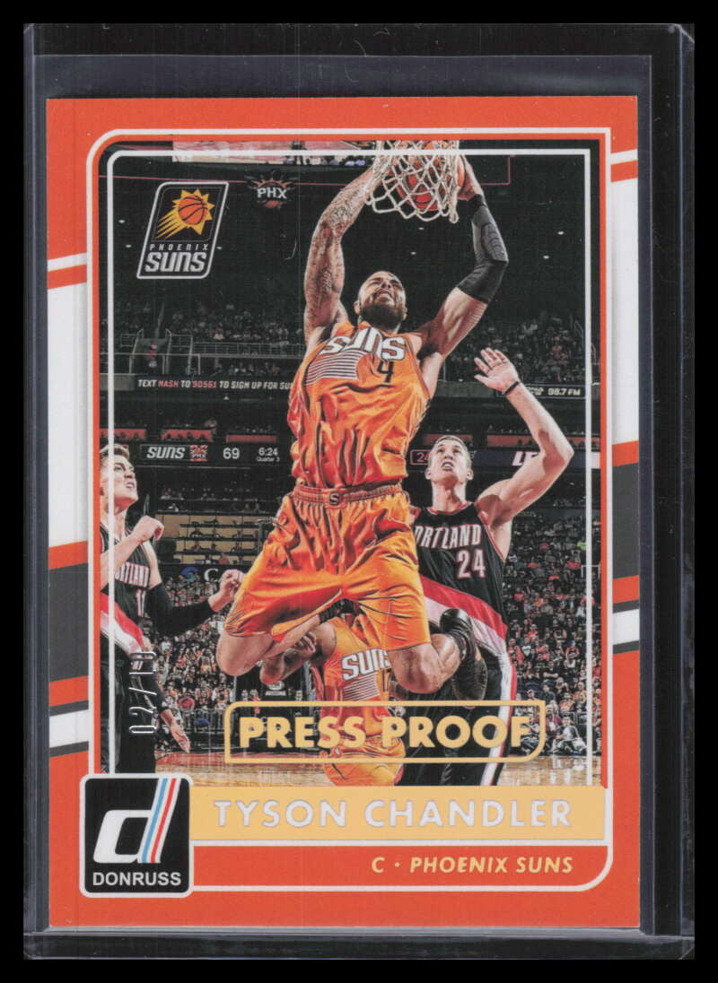 2015-16 Donruss Press Proofs Gold 152 Tyson Chandler 2/10