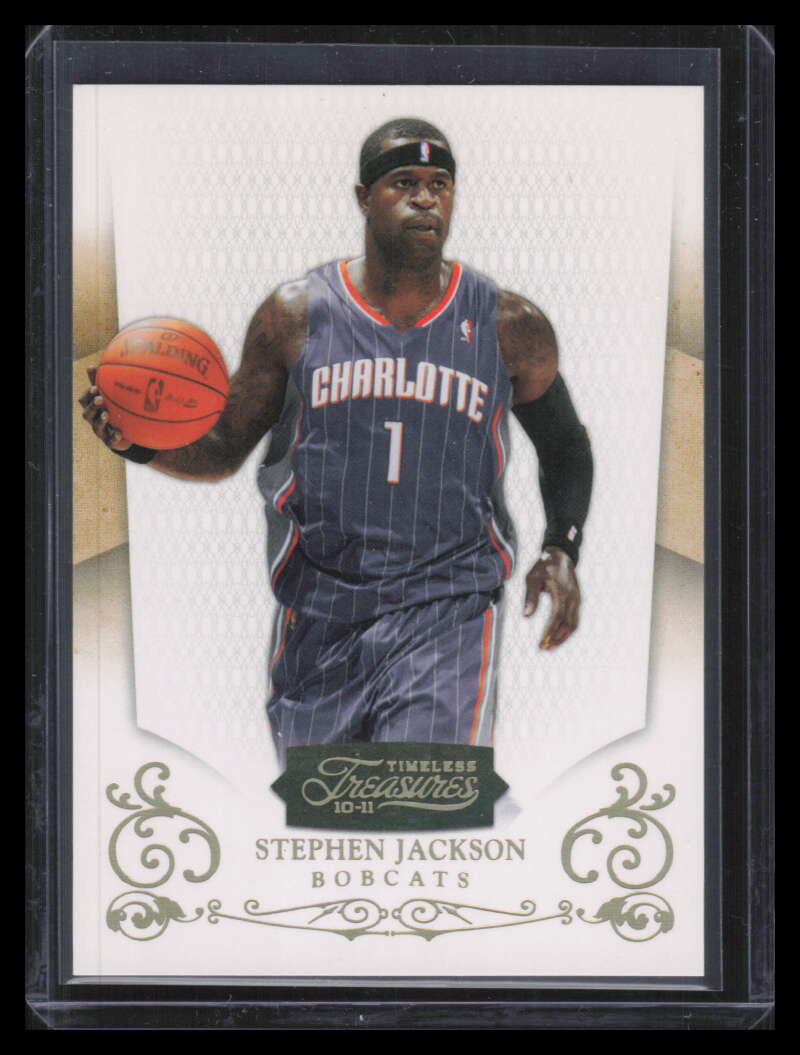 2010-11 Timeless Treasures Gold 76 Stephen Jackson 10/10