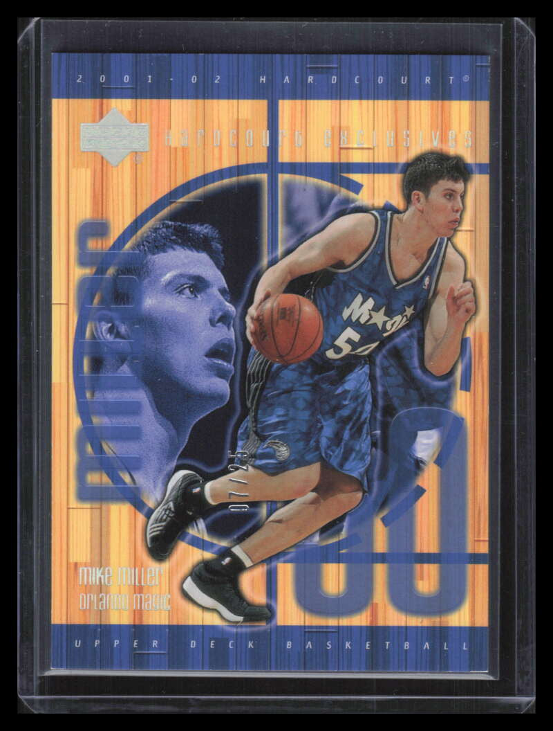 2001-02 Upper Deck Hardcourt Exclusives 60 Mike Miller 7/25