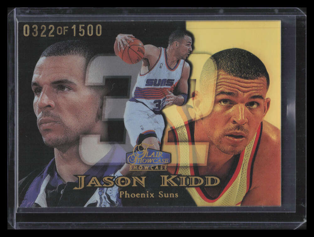 SOLD 163909 1998-99 Flair Showcase Row 1 24 Jason Kidd 322/1500