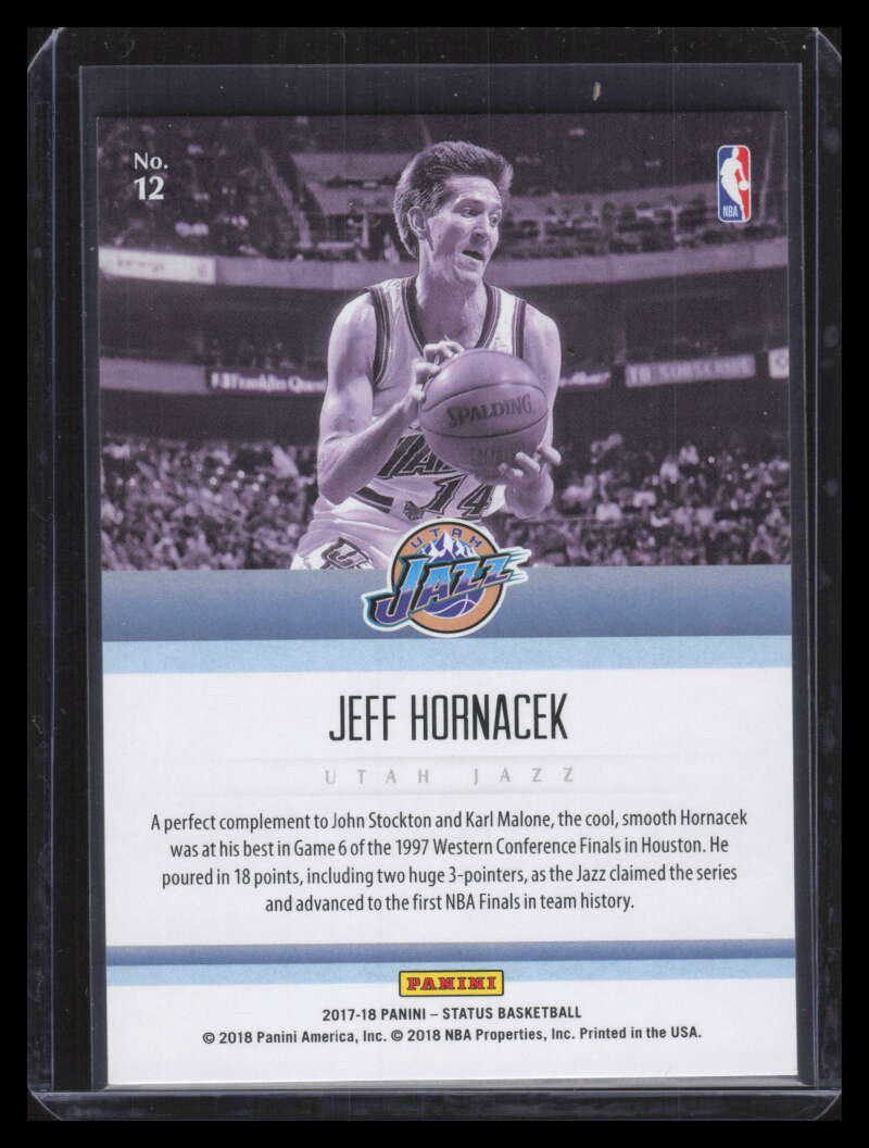 2017-18 Panini Status Symbols Gold 12 Jeff Hornacek 6/10