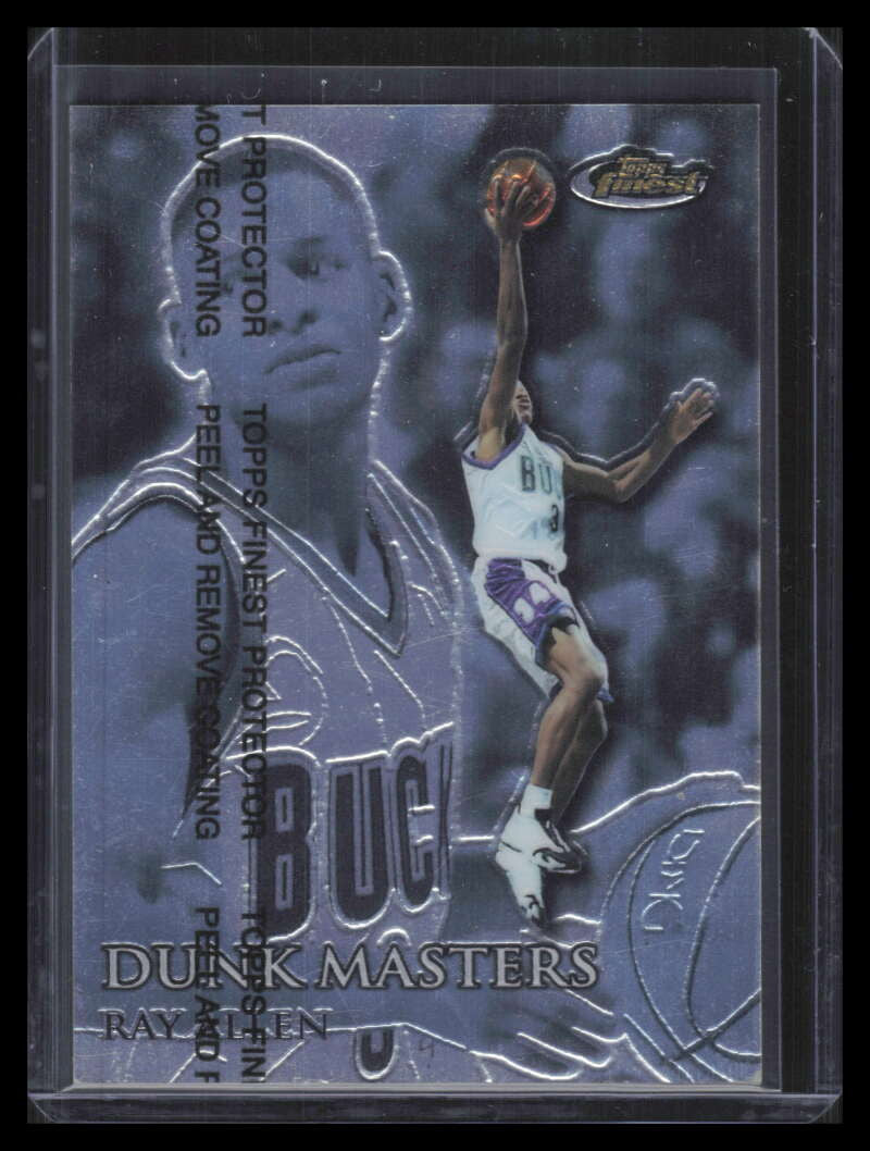 SOLD 163961 1999-00 Finest Dunk Masters dm10 Ray Allen 682/750