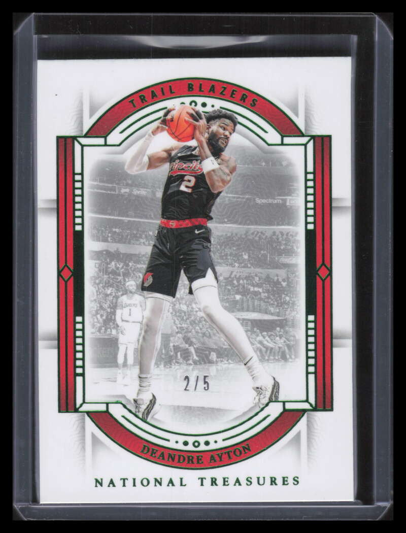2023-24 Panini National Treasures Emerald 23 Deandre Ayton 2/5