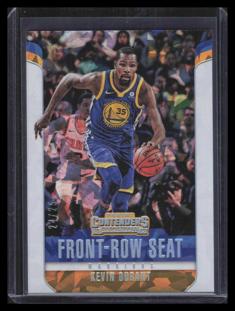 2018-19 Panini Contenders Front Row Seat Cracked Ice 12 Kevin Durant 24/25
