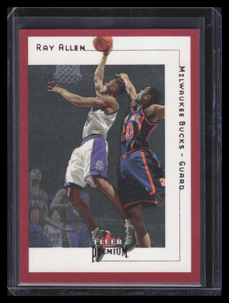 2001-02 Fleer Premium Star Rubies 57 Ray Allen 63/100