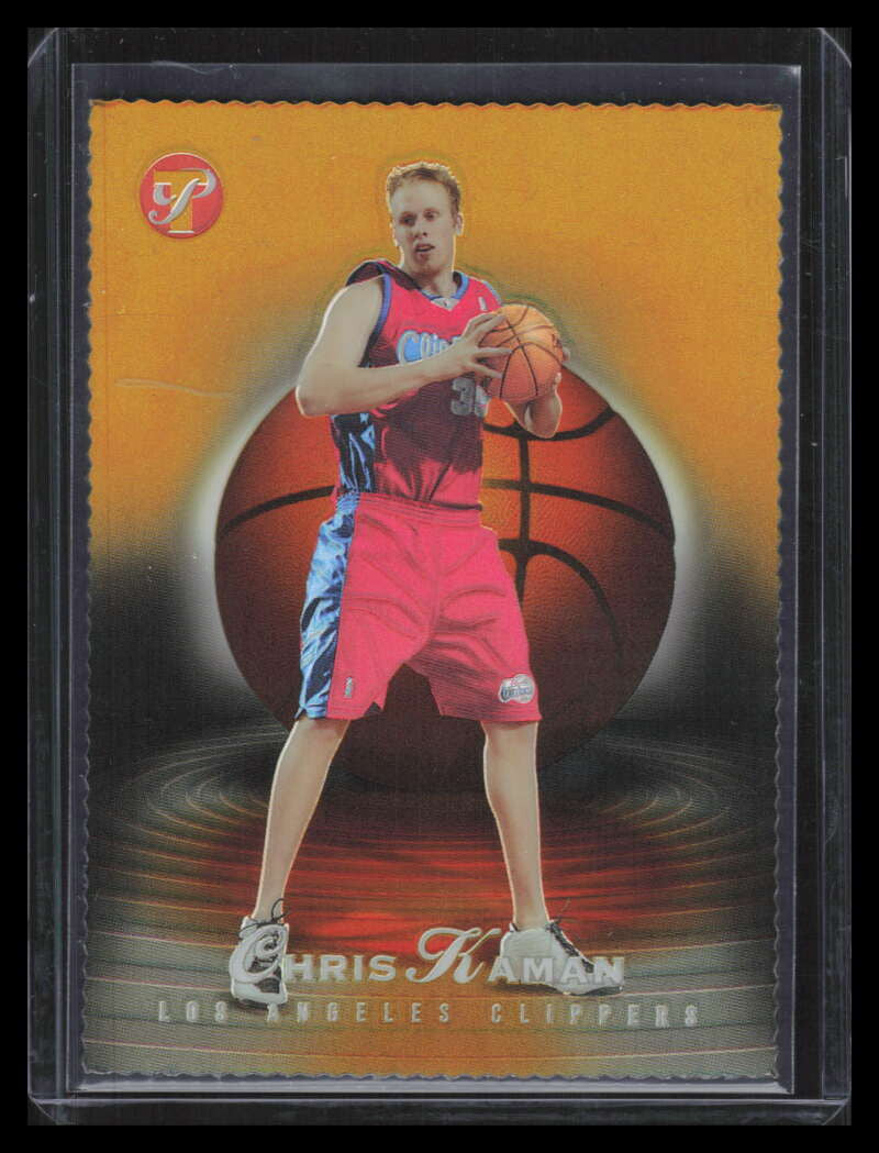 SOLD 164021 2003-04 Topps Pristine Gold Refractor 117 Chris Kaman U Rookie 31/99 Uncommon