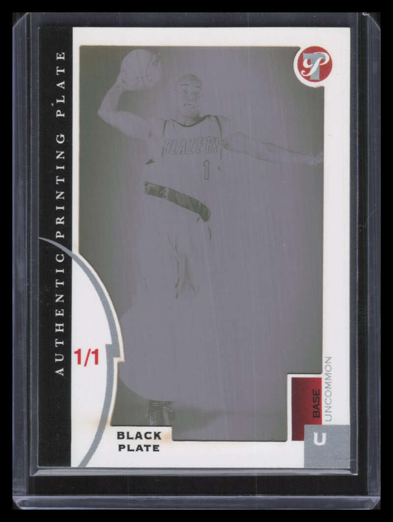 2005-06 Topps Pristine Press Printing Plates Black 169 Jarrett Jack Rookie 1/1
