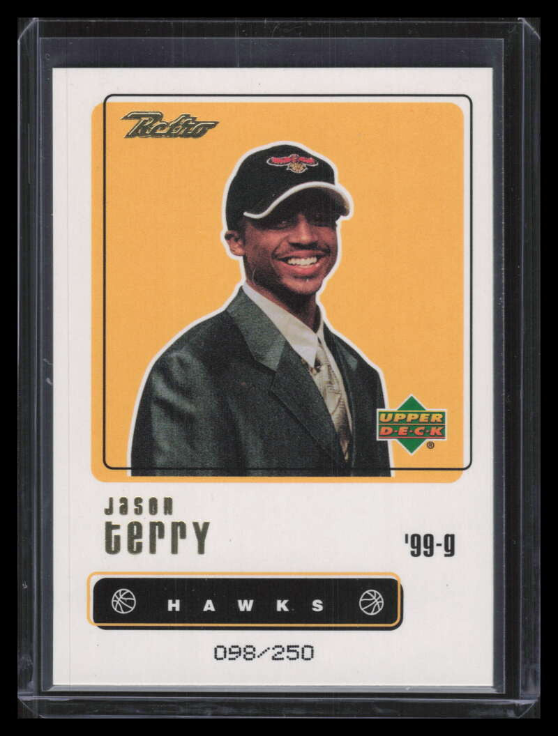 1999-00 Upper Deck Retro Gold 104 Jason Terry Rookie 98/250