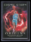 2023-24 Panini Origins Cosmic Storm Red 19 Brandon Miller Rookie 61/75