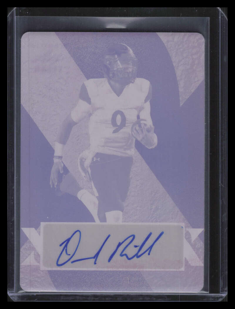 2022 Leaf Ultimate Draft X Signatures Printing Plate Desmond Ridder RC Auto 1/1