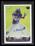 SOLD 164151 2013 Topps Chrome Autographs Refractor Cordarrelle Patterson Rookie Auto 41/150