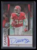 2023 Limited Gameday Aesthetics Autographs Ruby Spotlight Dante Hall Auto 13/25