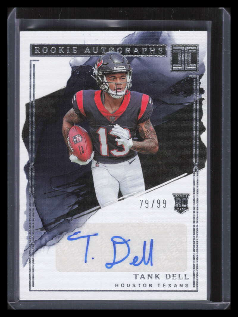 2023 Panini Impeccable Rookie Autographs 20 Tank Dell Rookie Auto 79/99