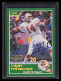 1999 Score 10th Anniversary Reprints Autographs 16 Vinny Testaverde Auto 73/1989
