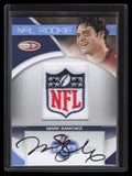 2009 Donruss Draft NFL Patch Promos Mark Sanchez Rookie Patch Auto