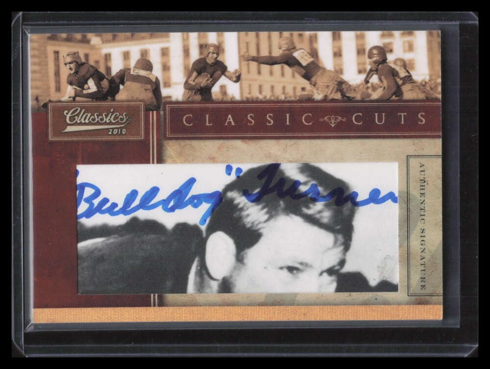 2010 Classics Classic Cuts 16 Clyde Bulldog Turner Cut Auto 66/100