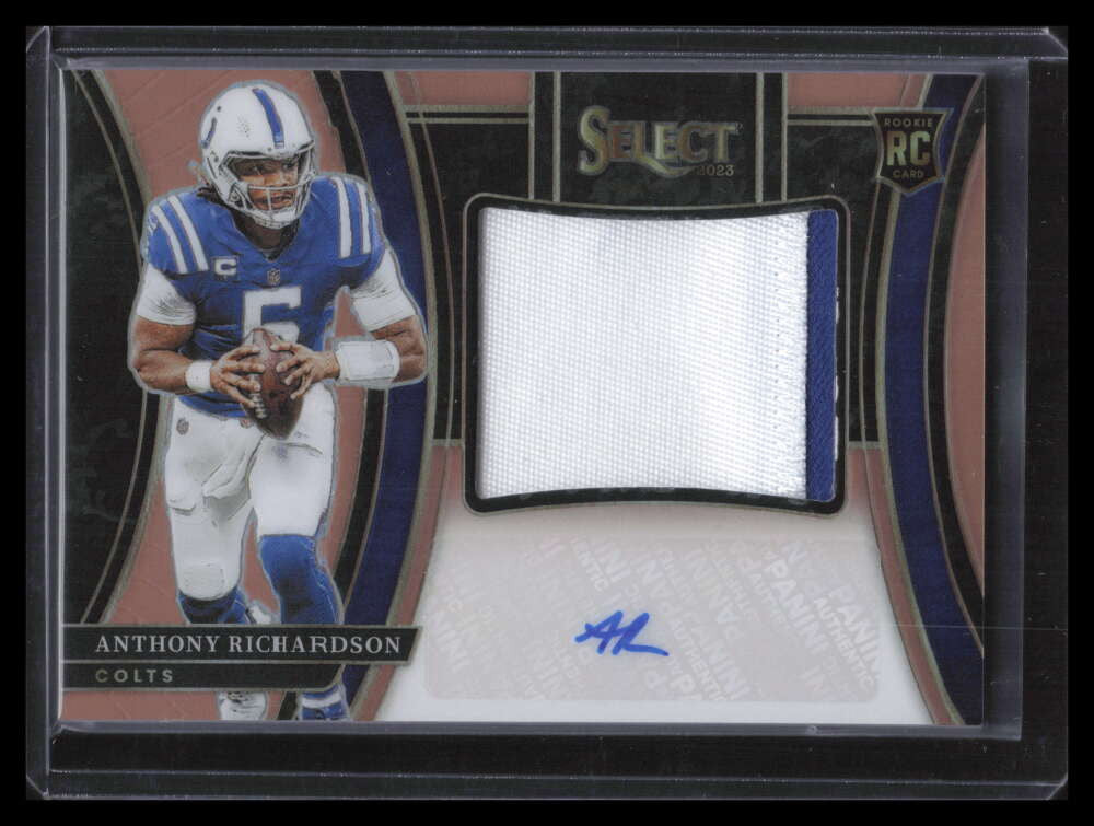 2023 Select Jumbo Rookie Signature Swatches Anthony Richardson RC Patch Auto /49