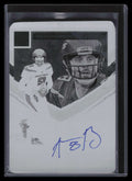 2023 Panini Impeccable Immortal Ink Printing Plate Black Aaron Rodgers Auto 1/1