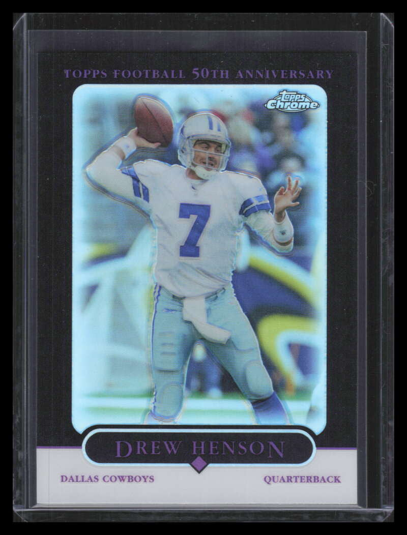 2005 Topps Chrome Black Refractor 108 Drew Henson 58/100