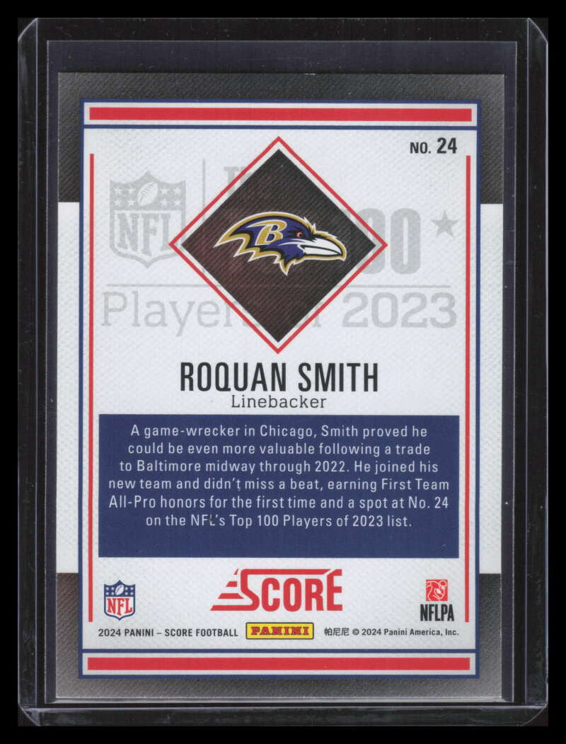 2024 Score Top 100 24 Roquan Smith