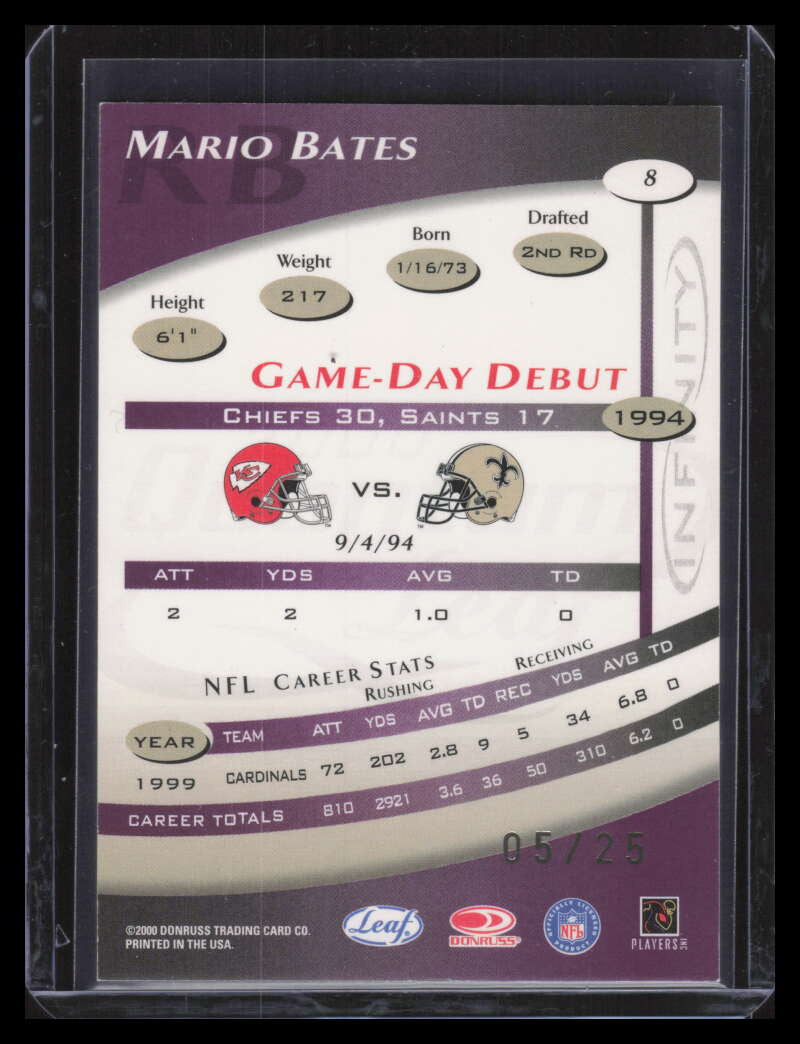 2000 Quantum Leaf Infinity Purple 8 Mario Bates 5/25