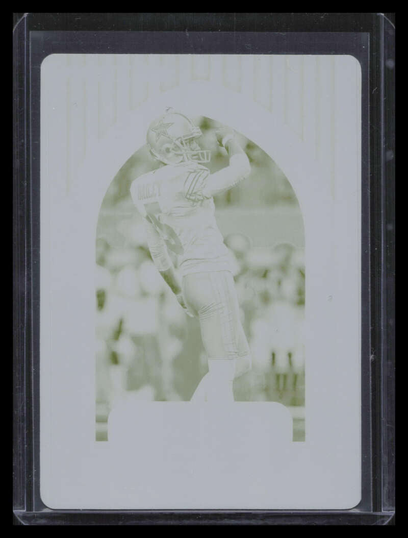 2017 Panini Kick Squad Printing Plate Yellow 1 Dan Bailey 1/1
