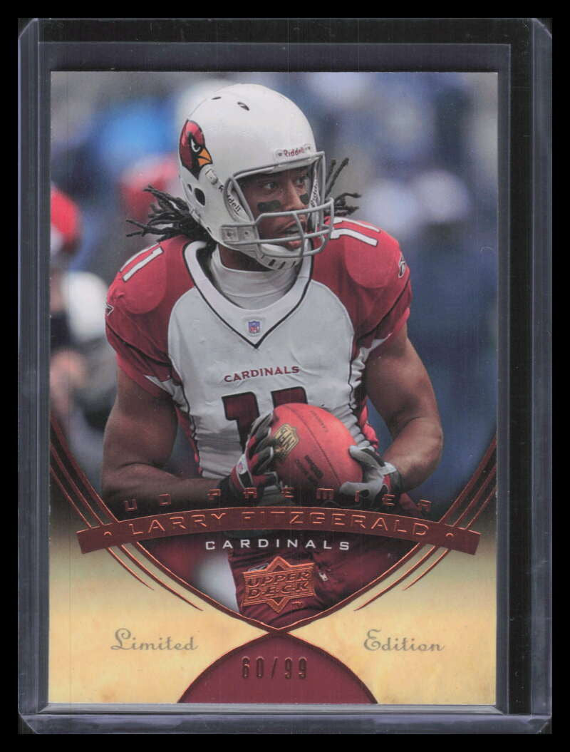 2008 Upper Deck Premier 63 Larry Fitzgerald 60/99