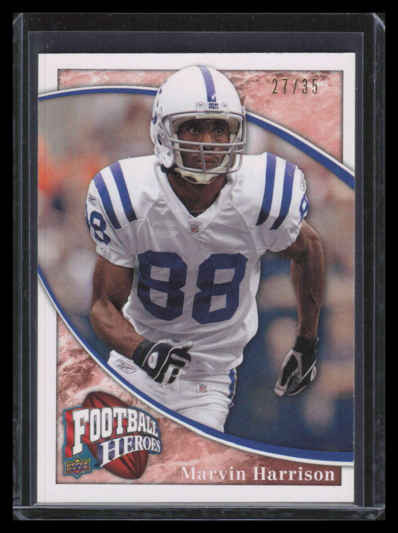 2009 Upper Deck Heroes Orange 79 Marvin Harrison 27/35