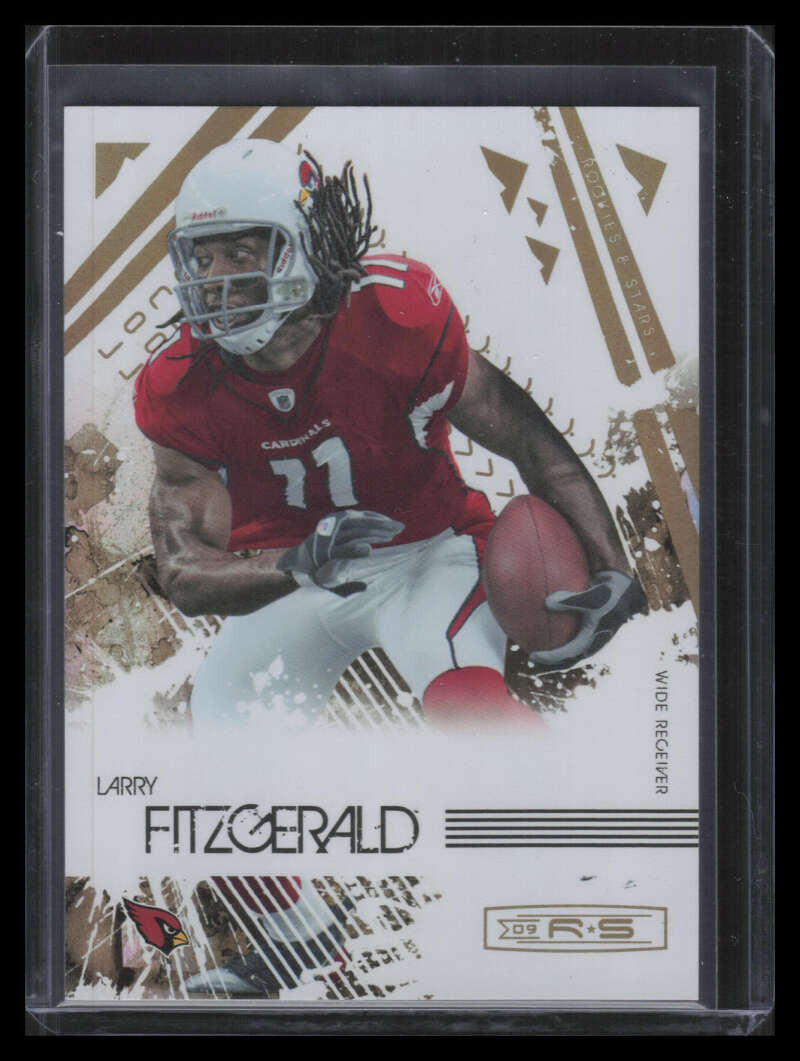 2009 Donruss Rookie and Stars Longevity Parallel Gold 2 Larry Fitzgerald 32/49