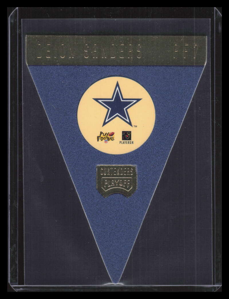 1996 Playoff Contenders Pennant Flyers pf7 Deion Sanders 149070