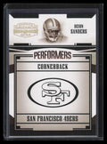 2005 Donruss Gridiron Gear Performers Gold Holofoil 10 Deion Sanders 71/100