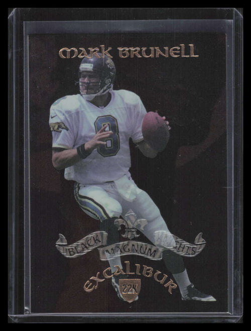 1997 Excalibur 22k Knights Black Magnum 7 Mark Brunell 190/250