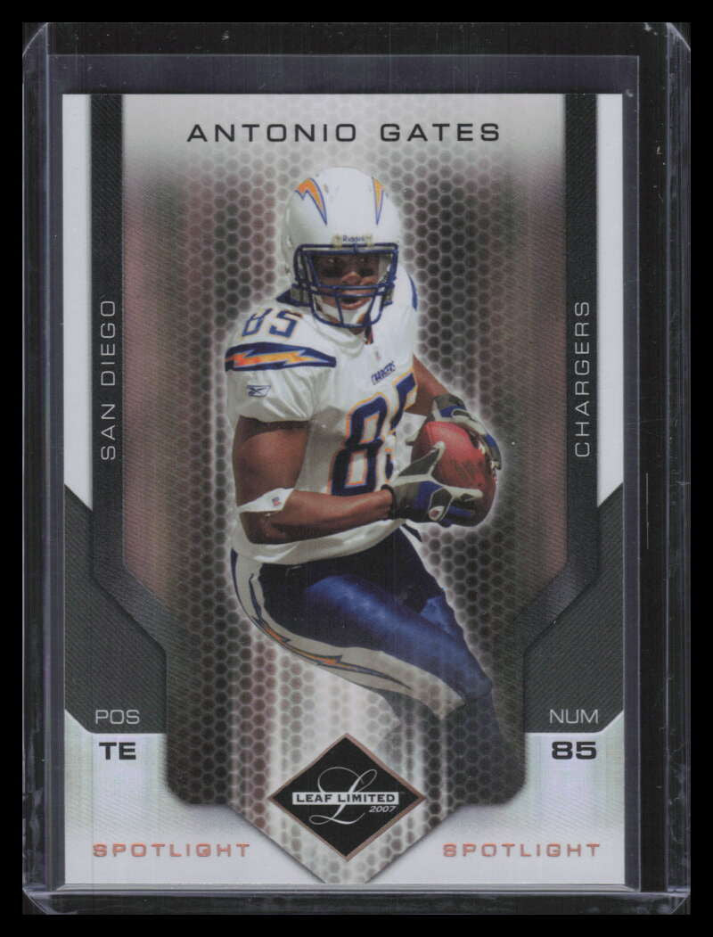 2007 Leaf Limited Bronze Spotlight 81 Antonio Gates 13/32