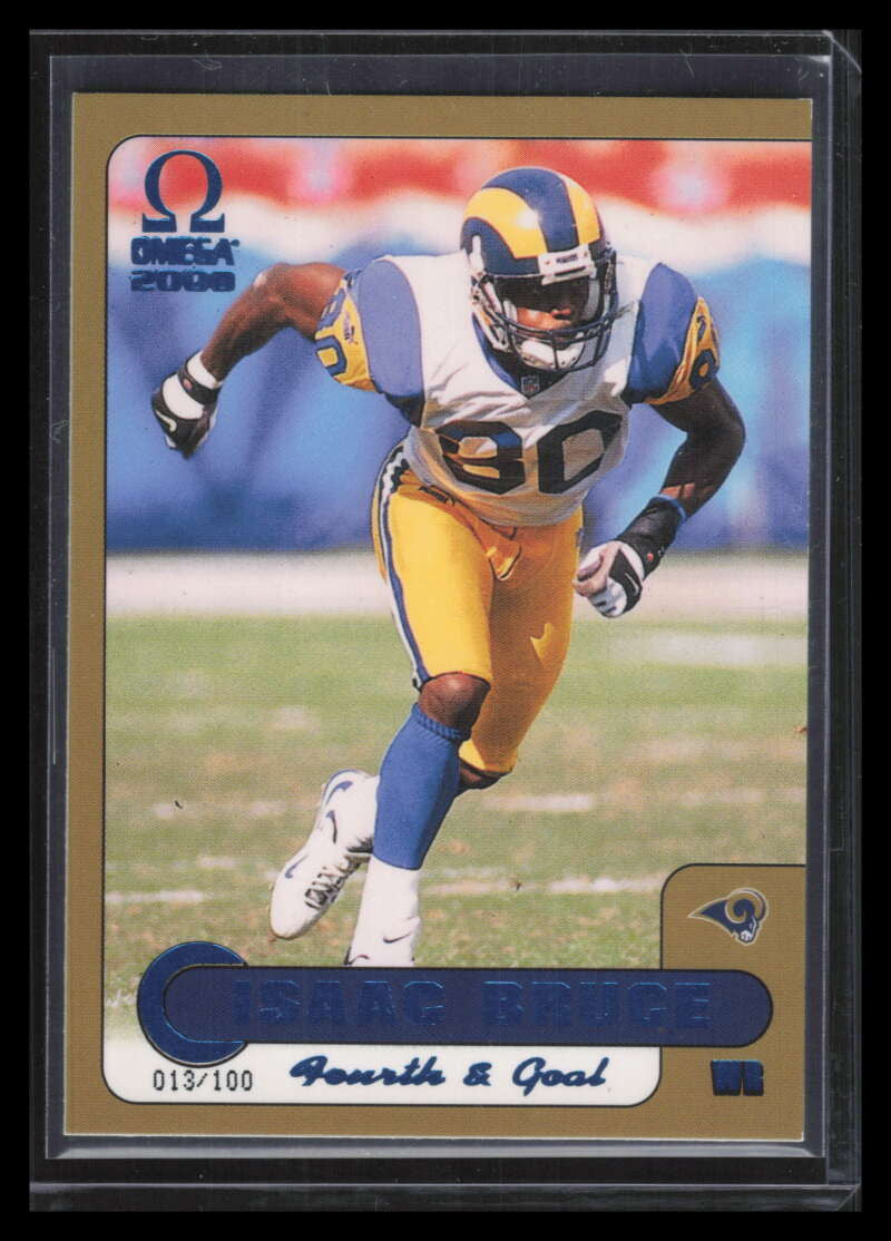 2000 Pacific Omega Fourth and Goal Parallel 9 Isaac Bruce 13/100