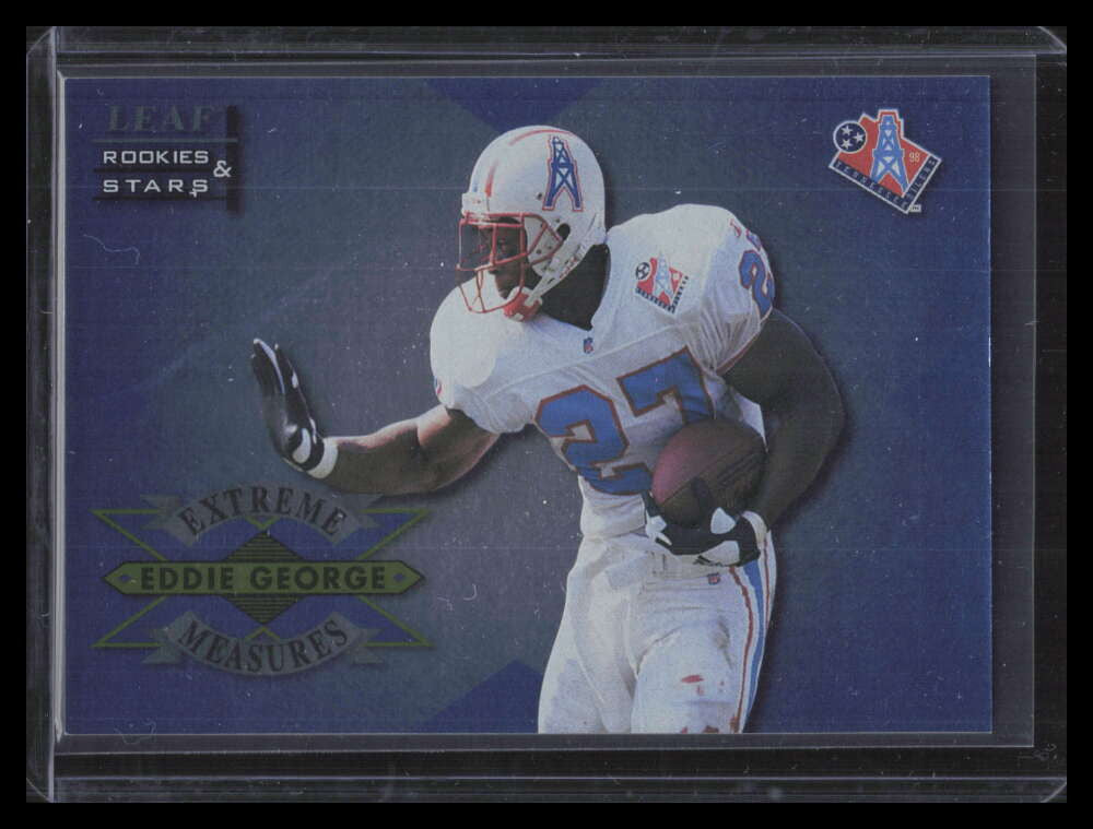 1998 Leaf Rookies and Stars Extreme Measures 7 Eddie George 887/191