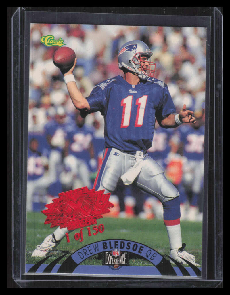 1996 Classic NFL Experience Super Bowl Red 12 Drew Bledsoe /150 149352