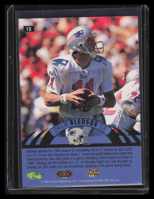 1996 Classic NFL Experience Super Bowl Red 12 Drew Bledsoe /150 149352