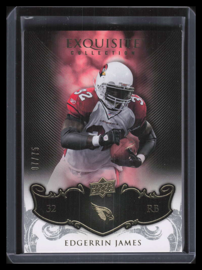 2008 Exquisite Collection 4 Edgerrin James 7/75