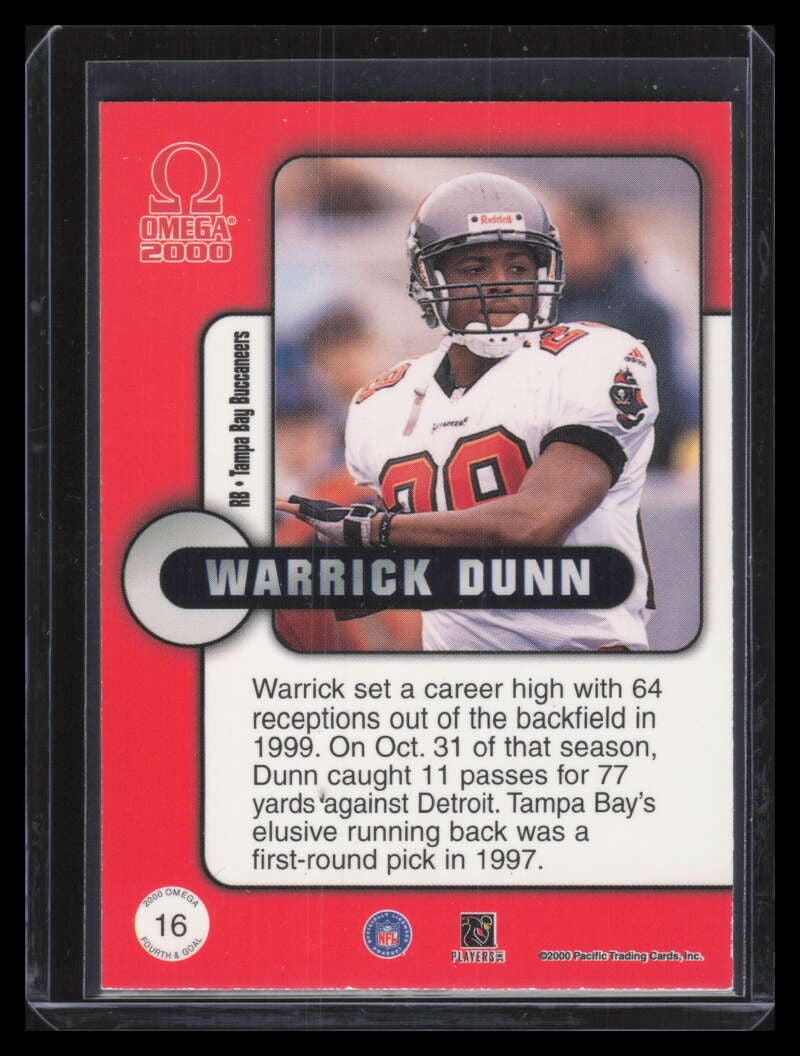 2000 Pacific Omega Fourth and Goal Parallel 16 Warrick Dunn 33/50