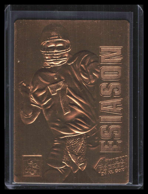 1993 Action Packed Quarterback Club 24-kt Gold qb13 Boomer Esiason 2021/2500