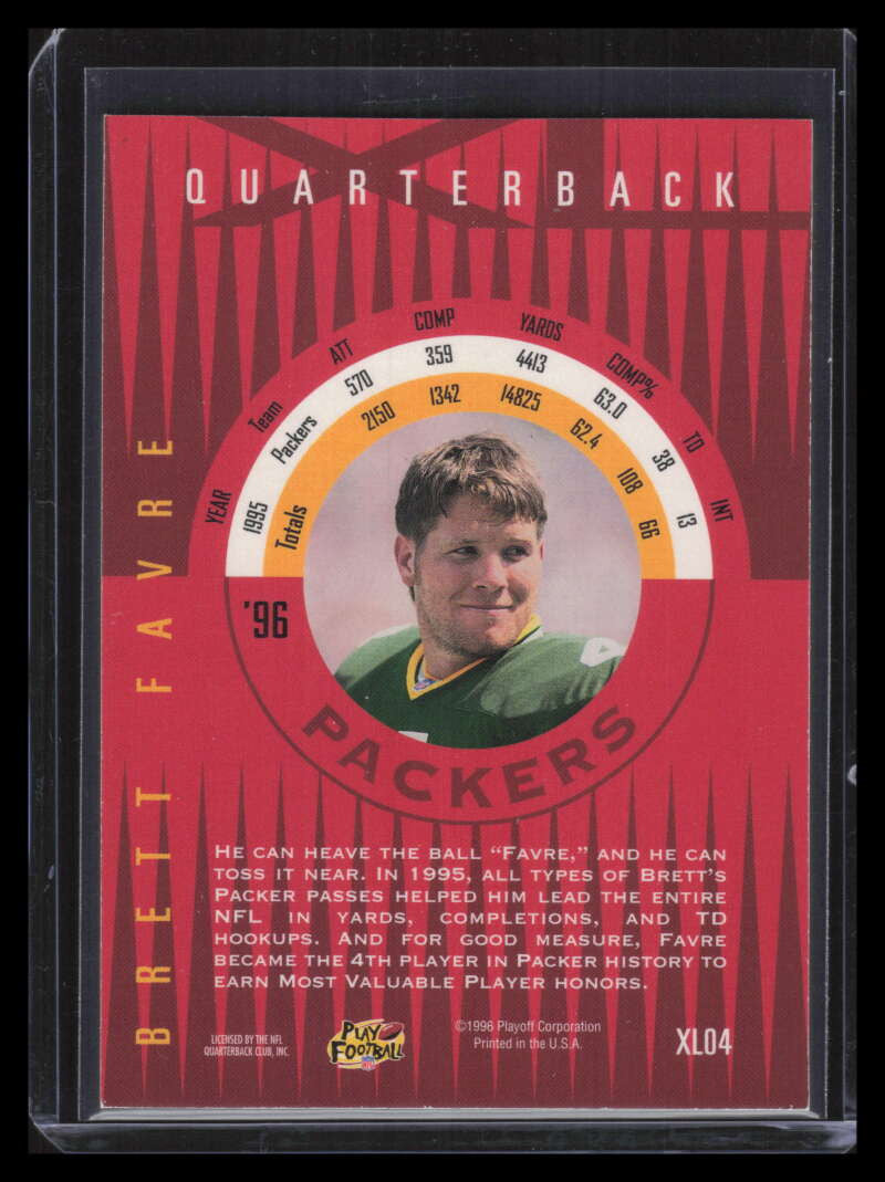 1996 Absolute Metal XL 4 Brett Favre