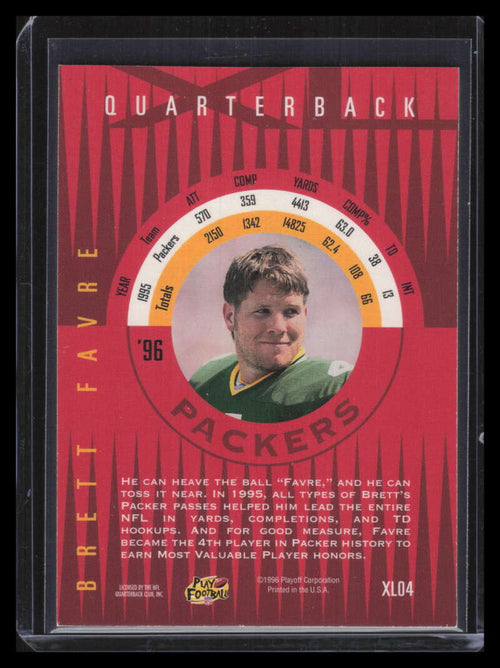 1996 Absolute Metal XL 4 Brett Favre