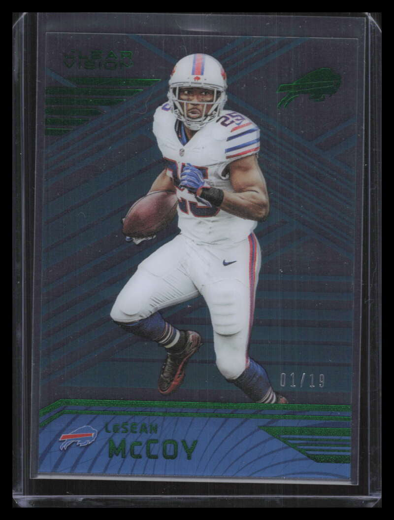 2016 Panini Clear Vision Emerald 8a LeSean McCoy 1/19